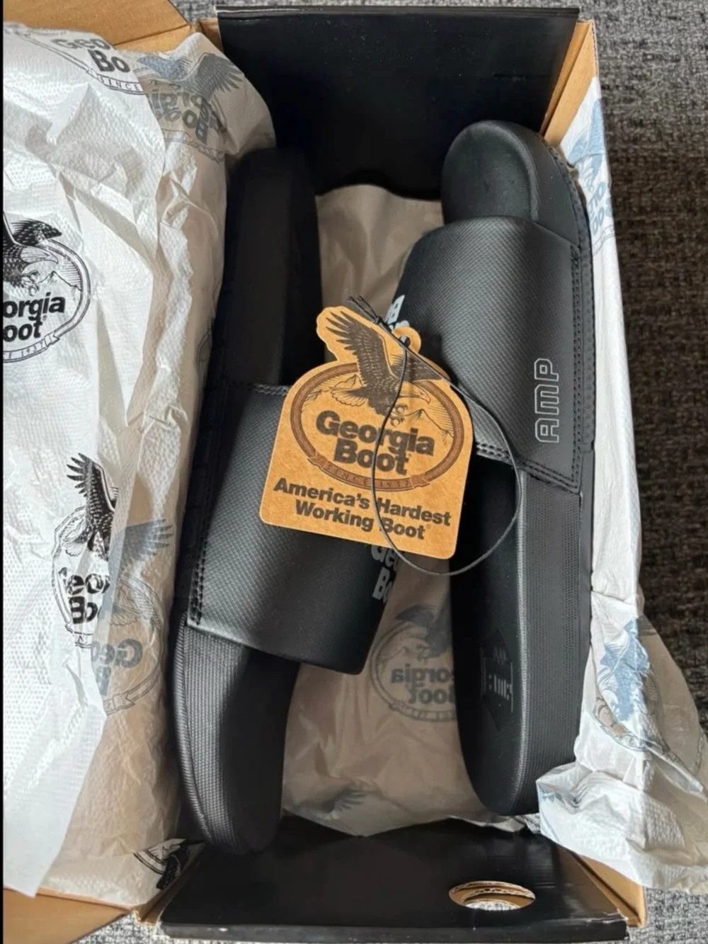 Georgia BOOT AMP Slide size 10 and 11 They run a half size smaller